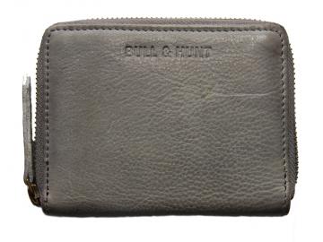 Bull & Hunt Zip Wallet midi steel