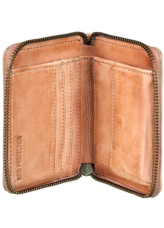 Bull & Hunt Zip Wallet midi powder