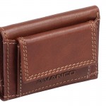 Minibörse AVANCO echt Leder braun