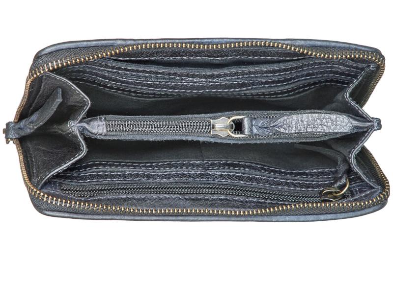 Bull & Hunt Zip Wallet-black