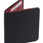 Kartentasche schwarz/ rot