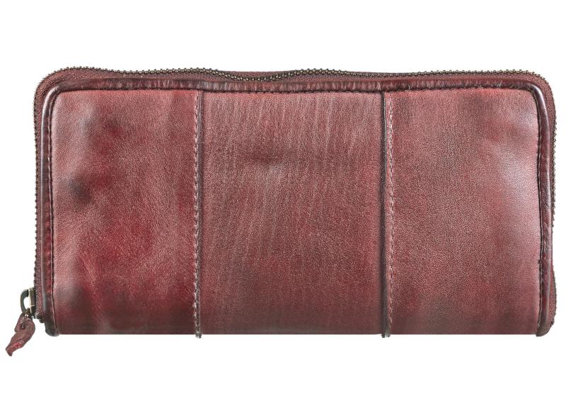 Bull & Hunt Zip Wallet burgundy