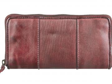 Bull & Hunt Zip Wallet burgundy